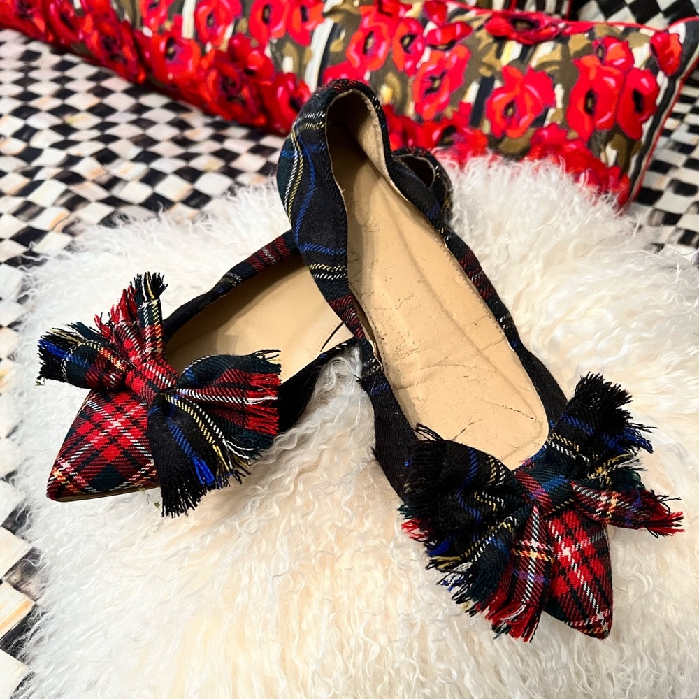 JCrew Tartan Plaid shoes